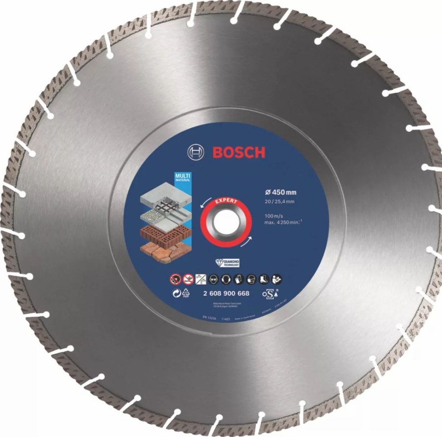 Cutting & Blades * | Bosch Expert Masonry Diamond Cutting Disc 450 X 25.4Mm