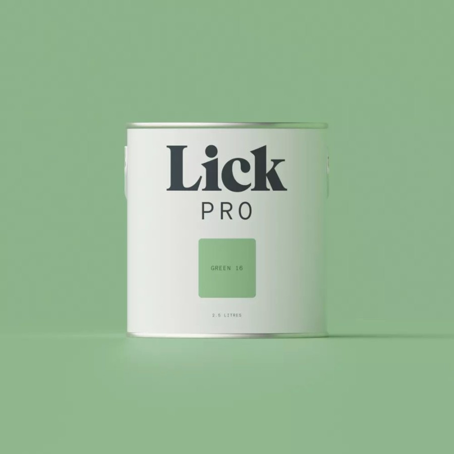 Decorating * | Lickpro Eggshell Green 16 Emulsion Paint 2.5Ltr