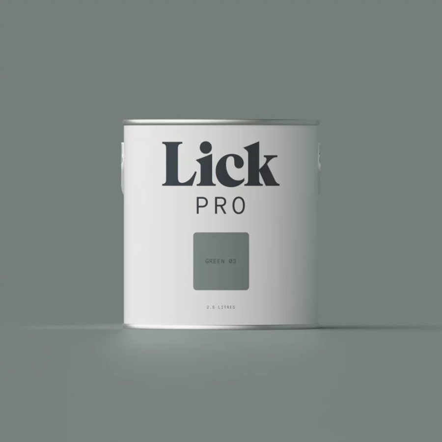 Decorating * | Lickpro Eggshell Green 03 Emulsion Paint 2.5Ltr