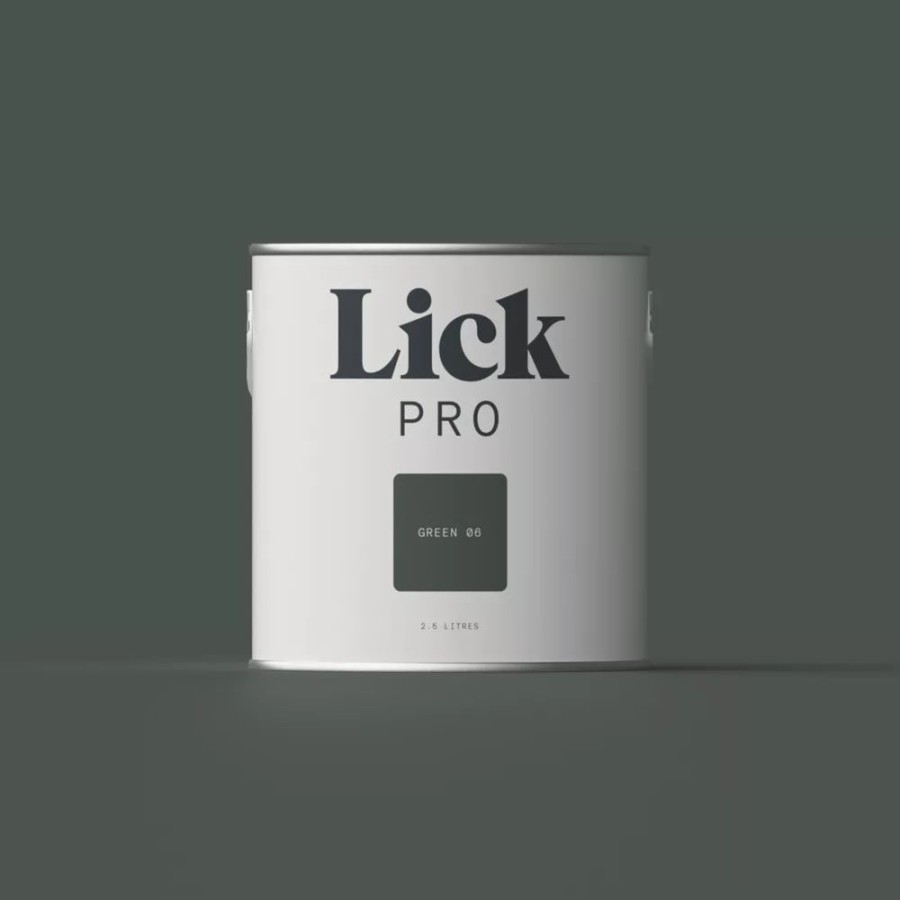 Decorating * | Lickpro Eggshell Green 06 Emulsion Paint 2.5Ltr