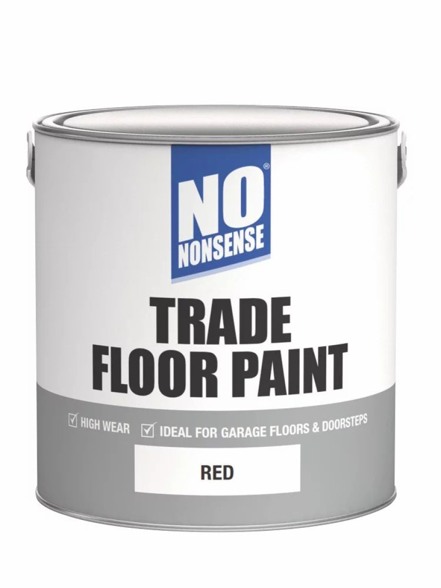 Decorating * | No Nonsense Trade Floor Paint Red 2.5Ltr