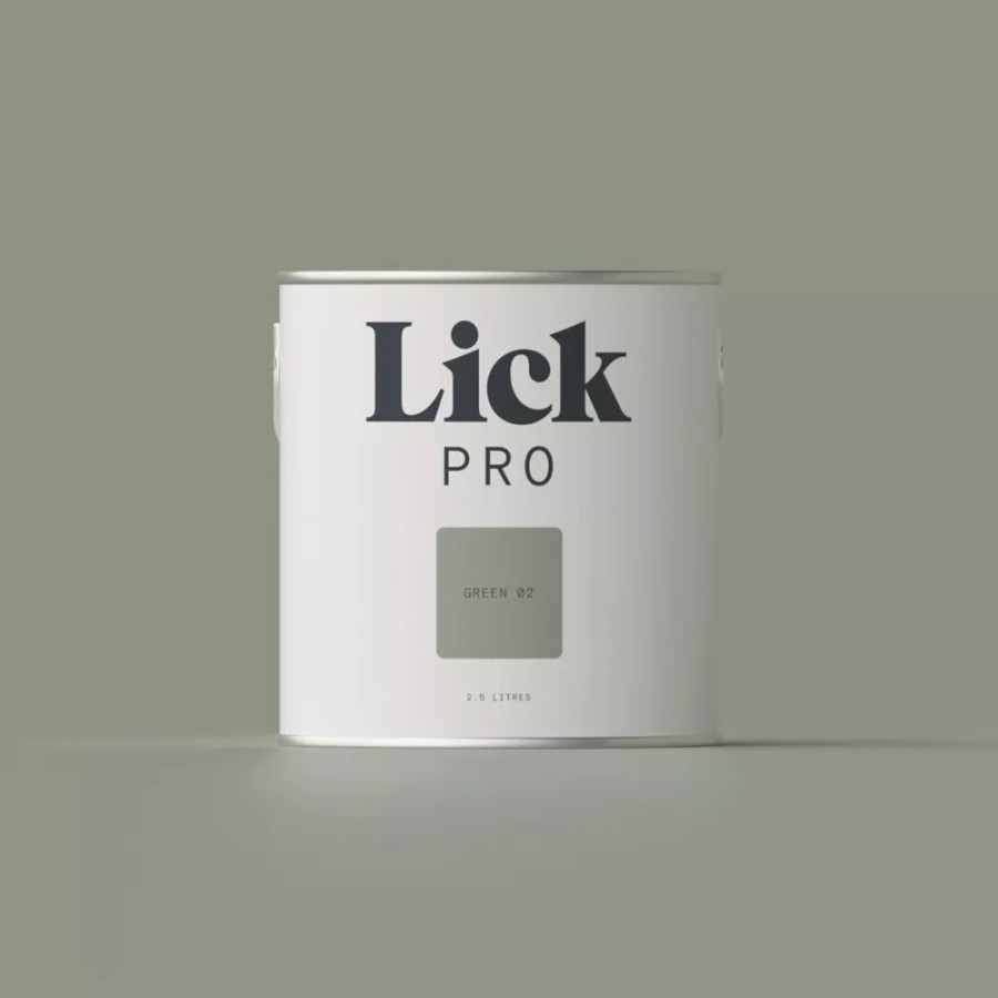 Decorating * | Lickpro Eggshell Green 02 Emulsion Paint 2.5Ltr