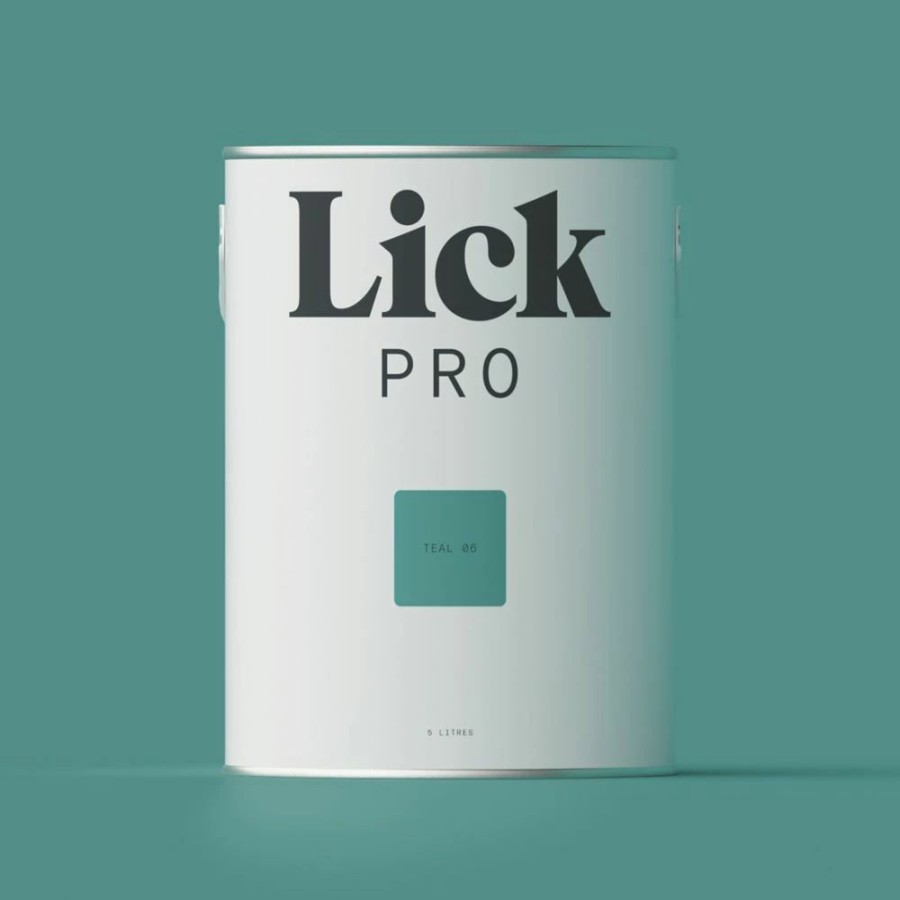 Decorating * | Lickpro Matt Teal 06 Emulsion Paint 5Ltr